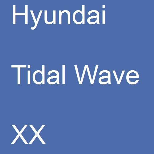 Hyundai, Tidal Wave, XX.